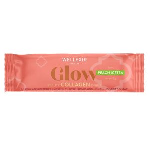 Wellexir Glow Beauty Collagen Drink Peach Ice Tea 6 g 1 stk.